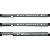 Staedtler pigment liner 308 Fineliner schwarz 0,5 mm, 1 St.