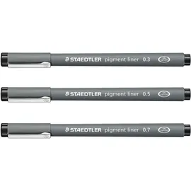 Staedtler pigment liner 308 Fineliner schwarz 0,5 mm, 1 St.