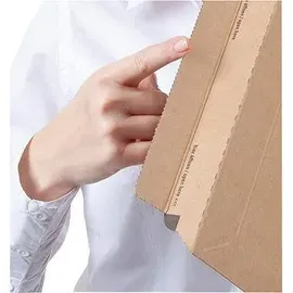 ColomPac Versandtaschen Wellpappe 235x340x35 mm (A4+), braun