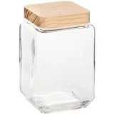 Five 5five - Glaskrug eckig deckel kiefer "pin" 1,7l - 5five