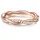 Trilani Ring Sterling Silber Zirkonia in roségold | Gr.: 59
