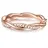Trilani Ring Sterling Silber Zirkonia in roségold | Gr.: 59