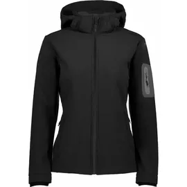 CMP Damen Softshell Hoodie Jacke (Größe XXS, schwarz)