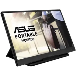 ASUS ZenScreen MB165B tragbarer 15,6 Zoll USB-Monitor HD USB-Stromversorgung VGA 10 ms