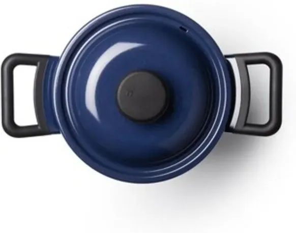 LocknLock Decore 20cm Kochtopf mit Deckel - Marineblau - LDE1204IH