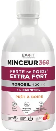 EaFit Minceur 360 Extra Starker Gewichtsverlust Morosil Pfirsich/Himbeere 500ml