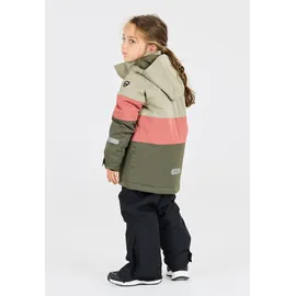 ZigZag Skijacke "Taylora", Jungen, Gr. 92, schwarz, 90% Polyester, 10% Elasthan, mehrfarbig, normal, ohne Ausschnitt, Jacken Skijacke, mit wind- und wasserdichter TPU-Membran
