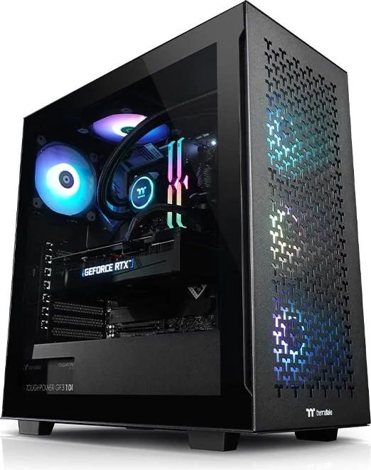 Thermaltake Tt Prospero Black  Gamer-PC i7 32 N W11H  PC-000038-DE (Intel Core i7-13700K, 32 GB, 1000 GB, SSD, GeForce RTX 4080), PC, Schwarz