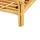 Beliani Bett Rattan Hellbraun Naturmaterialien, 180x200 cm