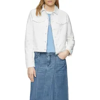S.Oliver Jeansjacke mit Taschen, weiß