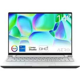 Gigabyte Aero 14 14'' Intel Core i7-13700H 16 GB RAM 1 TB SSD RTX 4050 Win 11 & Microsoft 365 Silber