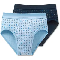 SCHIESSER Slip »Cotton Essentials« 2er Pack, mit Eingriff, gemustert, Feinripp Schiesser 901-Sonstiges