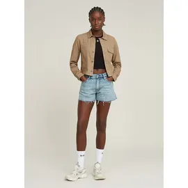 G-Star True Shorts Raw Edge - Hellblau - Damen. - 25,