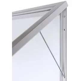 Showdown Displays Abschließbarer Schaukasten Slim Outdoor - 18x DIN A4