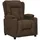 vidaXL Relaxsessel mit verstellbarer Rückenlehne Polyester 2 Getränkehalter 80 x 100 x 90 cm Braun