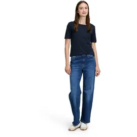 Betty & Co Basic Shirt mit Rundhalsausschnitt Dunkelblau,S | S