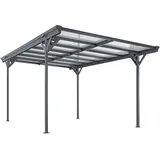 Juskys Carport 5 x 3 m mit Flachdach