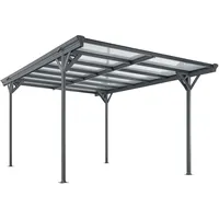 Juskys Carport 5 x 3 m mit Flachdach