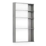 Form and Refine Taper Wandregal 65,5 x 40 x 9 cm Silber