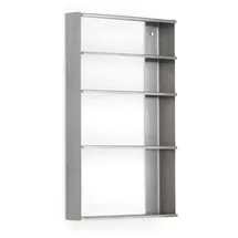 Form and Refine Taper Wandregal 65,5 x 40 x 9 cm Silber