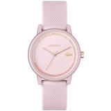 Lacoste Analog Quarzuhr für Damen mit Pinkes Silikonarmband - 2001289