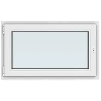 Solid Elements Schallschutzfenster New Basic  (100 x 60 cm, Verglasung: 3-fach, DIN Anschlag: Links, Weiß)