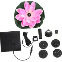 Vaguelly Solar Lotus Fountain Pumpe Merkmale Solar- Teich Besonderheit Im Freien Für Wasserbrunnen Im Garten Wasserfontäne Solarpanel-brunnen Solarbrunnen Eva Colorful