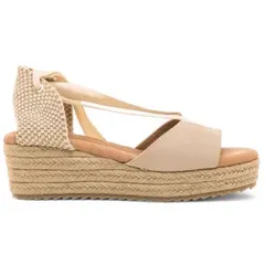 MTNG für Damen. 59554 Beige Lita Sandalen (40), 3 bis 5 cm, Schnürsenkel, Lässig