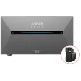 Anker Solaranlage Anker SOLIX Solarbank 2 E1600 AC mit/Ohne Smarter Zähler (Gratis), 2000,00 W, (Set, 1600Wh All-in-One Stromspeicher inkl), IP65