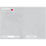 winwall Duschrückwand Duschrückwände ALU-Verbundplatte Dekor: Beton, (1-tlg), Wandverkleidung aus Alu grau 19 cm x 27 cm