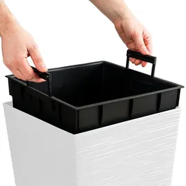 Prosperplast Furu SQUARE 39,5 x 39,5 x 75,5 cm Weiß