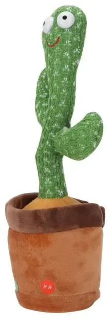 ZERONE SHOP-STORY - CACTUS GRINGO : Peluche Cactus qui Danse, Chante et Répète YH004