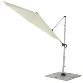 gartenundmoebel.de Pendelschirm Ø 300 cm Derby Sun ¦ beige ¦ Maße (cm): H: 244 Ø: 300