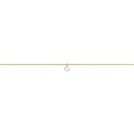 Elli Choker Basic Geo mit Mondstein 925 Sterling Silber Vergoldet / Gold