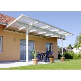 Gutta Polycarbonat Doppelstegplatte 250 x 98 cm 16 mm klar