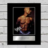 Tupac Shakur montiert Foto Display
