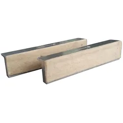Schraubstock-Schutzbacken 125 mm, Typ T (Filz)