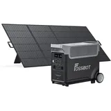 FOSSiBOT F3600 Pro Solargenerator mit 420W Solar Panel, 3840Wh LiFePO4 Tragbare Powerstation, 3x230V AC Ausgang 3600W (7200W Peak), Stormerzeuger, LED-Licht für Outdoor Camping, Wohnmobile, Ausfälle