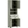 WELLTIME Palermo Hochschrank 59,8 x 180,9 x 32,6 cm Grün Kunststoff/Metall/MDF/Massivholz