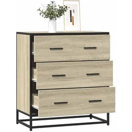 deluke Sideboard SOPI 68 x 76 x 35 cm Sonoma-Eiche / Braun