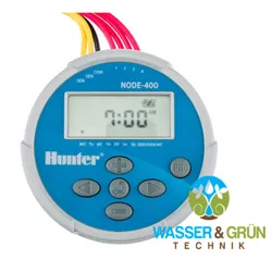 Node Hunter Steuergerät 1 Station NODE-100, 2 Station NODE-200, 4 Station NODE-400, 6 Statione NODE-600 und Node BT Batterie (Node und Node BT batteriebetriebenes Steuergerät Hunter: NODE-100, Steuergerät für 1 Station 9VDC)