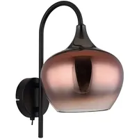 GLOBO Wandlampe Wandleuchte Flurlampe Schlafzimmerleuchte Glas kupfer Wohnzimmerlampe