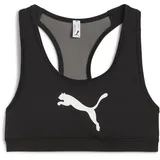 Puma Damen 4KEEPS BRA - PUMA Black-Big White Cat, M