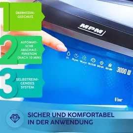 MPM Dampfbügelstation MZE-28 mehrfarbig