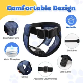 luxuskollektion 2er Pack Wiederverwendbare Läufigkeitshose Verstellbar