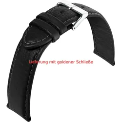 Eulit Kalb- / Rindleder genarbt Imperator Shrunk 14mm" E57579114101" - schwarz