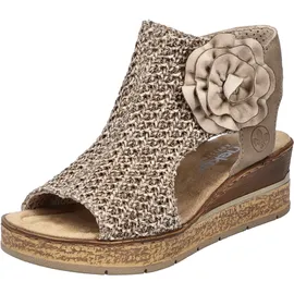Rieker Keilsandalette Damen Beige 36