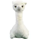 KÖGLER Labertier Lama Sandy, ca. 30 cm groß, nachsprechendes Plüschtier mit Wiedergabefunktion, plappert alles nach und bewegt sich, batteriebetrieben, Weiß