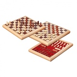 Philos 2803 Schach Dame Set, Holzbox, Feld 35 mm,