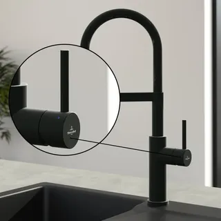Villeroy & Boch Steel Expert 2.0 Einhebel-Küchenarmatur Schwarz